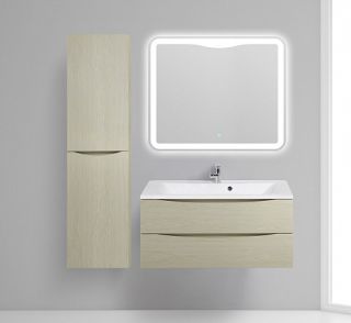 Шкаф-колонна BelBagno подвесной левосторонний 40x150см Patinato Turchese FLY-MARINO-1500-2A-SC-PT-P-L